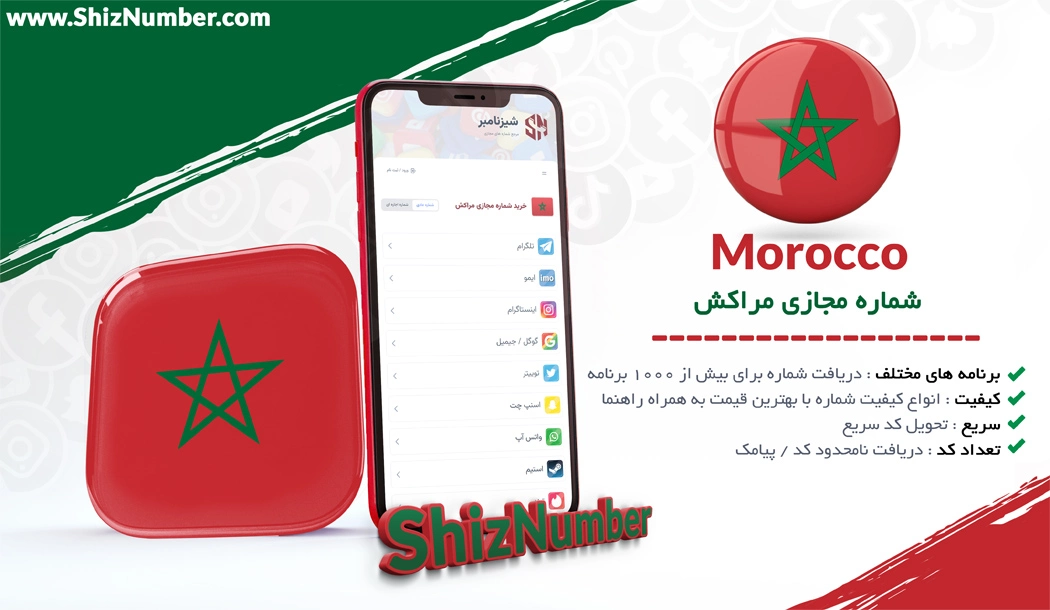 خرید شماره مجازی از کشور مراکش (Morocco)