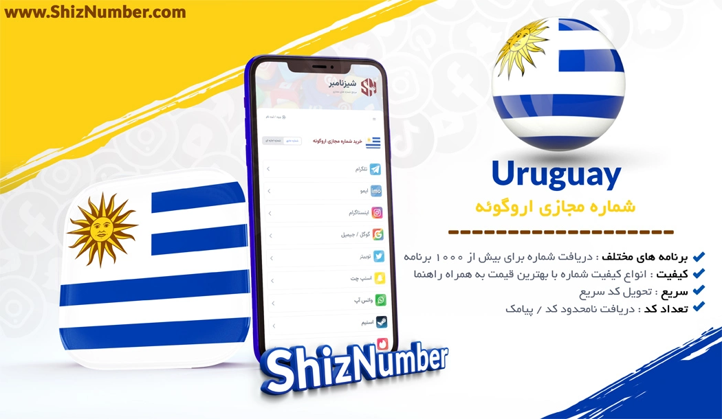 خرید شماره مجازی از کشور اروگوئه (Uruguay)